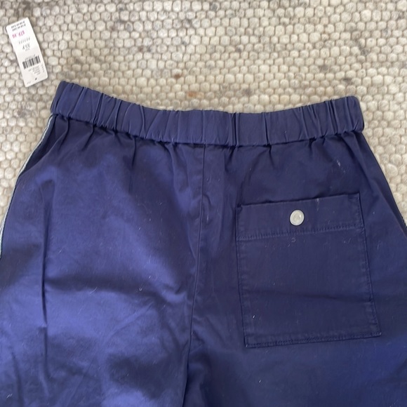 Anthropologie casual pants navy with stripe - Picture 4 of 4